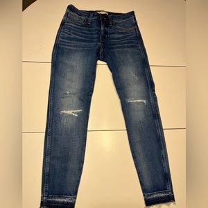 Madewell 26P high rise 9” skinny jeans